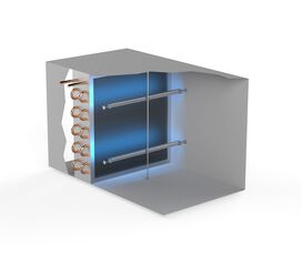 Coil-Desinfektions-Gerät mit Wärmetauscher-/Verdampfer-Desinfektion