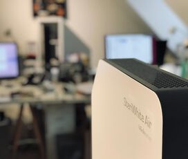 Entkeimungsgerät im Büro
